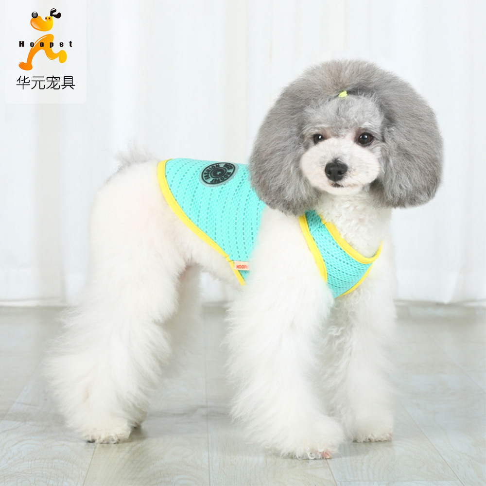 Dog clothes thin section spring and summer Teddy Pomeranian fawn dog vest Yorkshire chihuahua Bichon pet spring