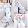 Cat clothes summer summer thin section pet puppet cat Garfield cat blue cat nursing suit