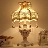 European style bedroom bedside lamp creative fashion modern decoration wedding room night lamp pastoral wedding palace table lamp