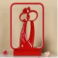 Creative simple modern bedroom bedside table lamp personality fashion wedding wedding room decoration