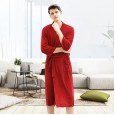 Spring and autumn summer thin section hotel bathrobe towel material couple nightgown hotel bathrobe homewear ladies nightgown RW