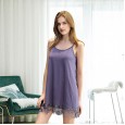 Ladies suspenders summer thin lace modal women's home wear comfortable sexy new pajamas RW