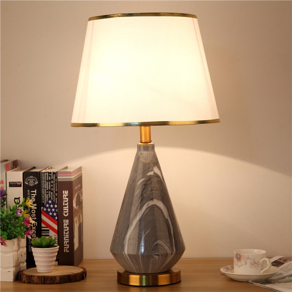 Elf intelligent voice console lamp bedroom bedside lamp Nordic simple modern creative warm dimming