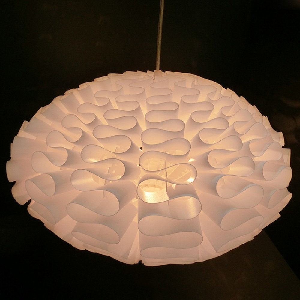 Pendant lamp pp lampshade lampshade white assembled thousand layer chandelier lampshade PP plastic lampshade