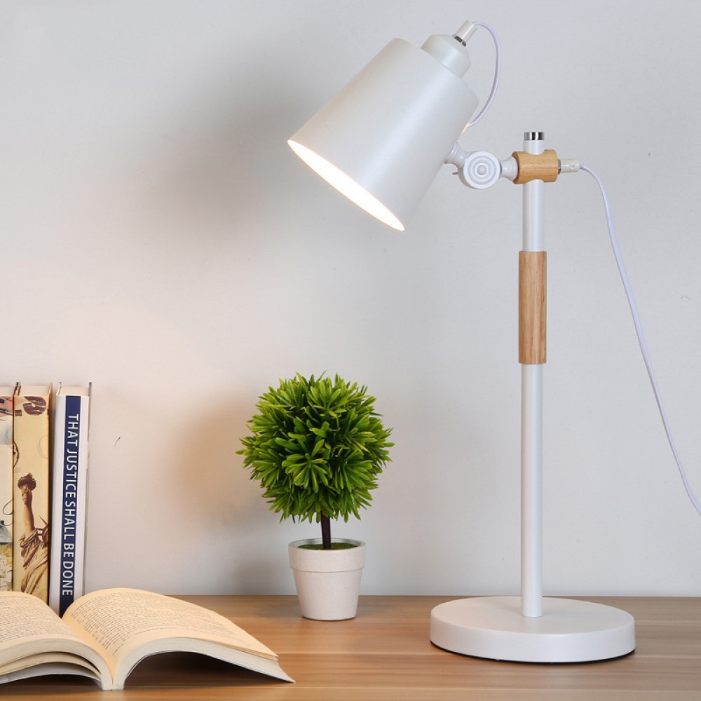 Modern minimalist led table lamp bedroom study bedside university student desk study work reading eye protection lamp