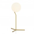 Nordic modern minimalist bedroom bedside lamps creative personality metal decoration warm milky white ball glass table lamp