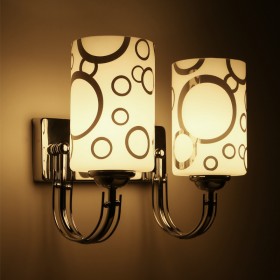 Wall lamp bedroom bedside lamp led creative wall lamp hotel room wall lamp single double head indoor wall lamp