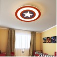 Children's room lamp room bedroom lamp led Captain America ceiling lamp modern minimalist lamps