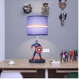 Cartoon bedroom bedside lamp creative led decorative table lamp Marvel Captain America Spider-Man children's room table lamp