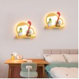 Bedside lamp new Nordic personality creative children's room led aircraft wall lamp modern minimalist bedroom background wall lamp
