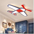 Aircraft lamp children's room lamp boy wrought iron acrylic room lamp simple modern cartoon cool led ceiling lamp