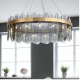 New post-modern minimalist creative living room chandelier light luxury designer glass bedroom den model room chandelier