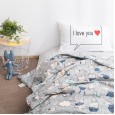 Cotton cartoon child Xia Liang was dinosaur air conditioner was kindergarten thin quilt single cotton summer quilt