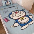 Children's cartoon ice silk mat kindergarten baby nap mat summer newborn crib mat