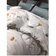 Autumn and winter 60 long-staple cotton zoo silkworm pupa protein children winter quilt cartoon student dormitory single 1.5m quilt