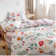 Cotton pastoral small floral temperament lady style pure cotton bed sheet quilt small fresh bed 4 four-piece girl heart