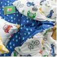 Age-reducing cartoon 13372 cotton printing four-piece double bed set quilt cover bed sheet