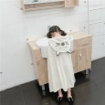 Summer cute embroidery children's parent-child bath towel nano anti-skid sand cartoon hooded baby bathrobe shawl