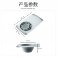 Kitchen multifunctional sink cutting board cutting vegetable draining basket can filter folding sink basket two in one chopping board