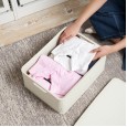 Foldable storage box extra large plastic storage box covered dormitory wardrobe storage box storage box plastic box