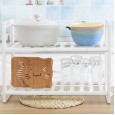 T Kitchen arbitrary telescopic sink shelf multi-layer storage rack collapsible storage rack