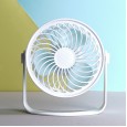 1840 creative white table set USB electric fan new wide home office desktop vertical small electric fan