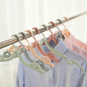 T folding hanger portable outdoor non-slip hanger plain plastic clothes hanger clothes support hanger