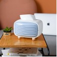 T Retro Tissue Box Creative Radio Tea Table Tissue Paper Tissue Storage Box Nordic Color Plastic Tray