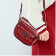 Niche design leather handbags new crocodile pattern leather small square bag fashion shoulder messenger bag