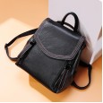 Backpack female new Korean fashion leather top layer cowhide soft leather large-capacity wild backpack