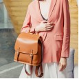 New shoulder bag female bag leather large capacity wild Korean leisure travel bag ladies dual-use backpack