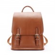 New shoulder bag female bag leather large capacity wild Korean leisure travel bag ladies dual-use backpack
