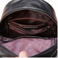 Korean fashion backpack new style large capacity college style backpack first layer leather travel backpack
