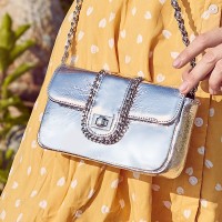 Bag summer small fresh messenger leather female bag new fashion shoulder chain small square bag wild