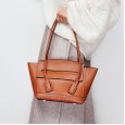 New Korean fashion cowhide smiley bag leather women's bag embarrassing face bat bag wings shoulder crossbody bag