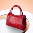 Spring and summer new products new crocodile pattern leather handbag handbag cowhide ladies shoulder messenger bag