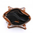 Summer leather handbags, new handbags, handbags, leather shoulder bags, golden five messenger ladies bags