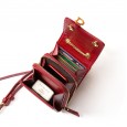 Mobile phone bag female leather new shoulder messenger small bag first layer cowhide wild fashion mini bag