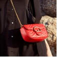 Summer new leather female bag small fragrance wind chain bag small bag shoulder bag wild Messenger bag