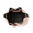 New women bag trendy fashion wild cowhide bucket bag leather women bag shoulder messenger bag portable female bag