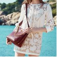 New women bag new water bag small fragrance style fashion shoulder messenger leather ladies and mother bag