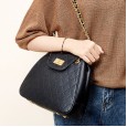 Chain crossbody bag female new fashion small fragrant style wild wild diamond female bag small black bag