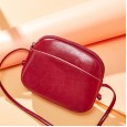 Spring and summer shoulder bag female bag oil wax leather small bag cowhide bag ladies messenger bag female bag