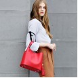 Bag women new cowhide women bag bucket bag wild style women bag simple tassel shoulder ladies bag