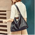 Spring and summer new women's bag shoulder bag lychee pattern first layer cowhide women's bag simple fashion mother and child bag portable crossbody bag