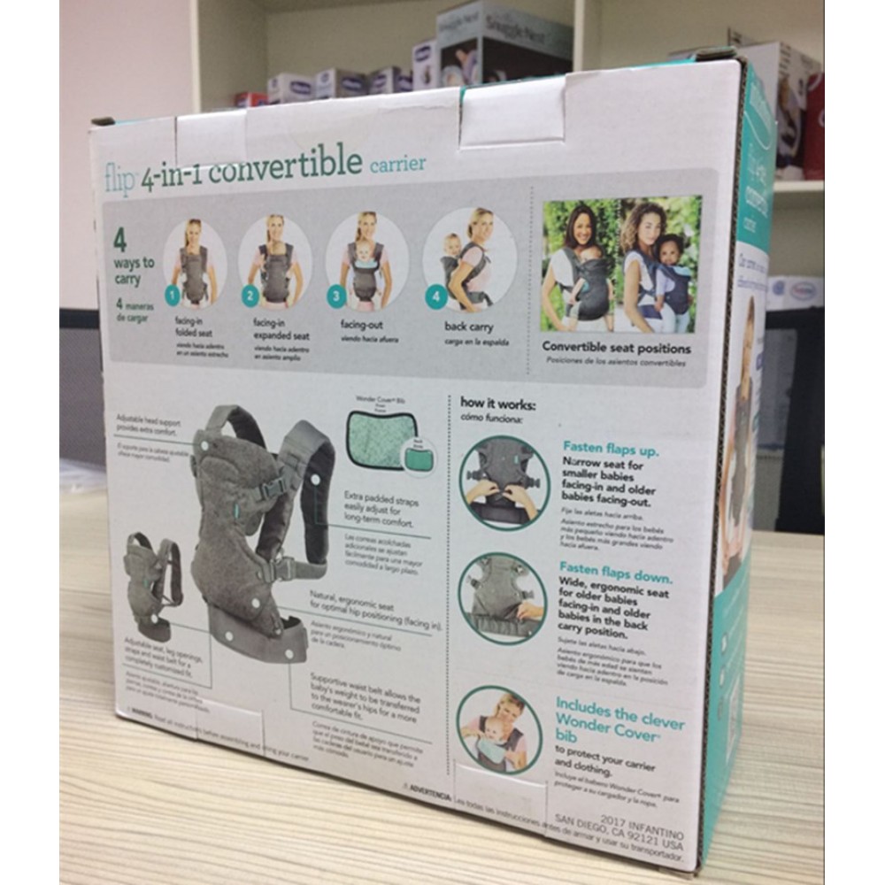 Four-in-one shoulder baby carrier suitable for four seasons