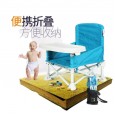 Portable dining chair baby dining chair children dining table and chair portable foldable mobile dining table