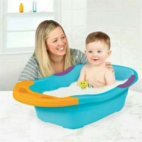 Baby Bathtub Newborn Multi-function Large Can Sit Lying Universal Baby Baby Bathtub