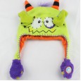 Explosive cute funny three-dimensional table speech story wool knitted hat press will move funny children's hat