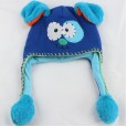 Explosive cute funny three-dimensional table speech story wool knitted hat press will move funny children's hat